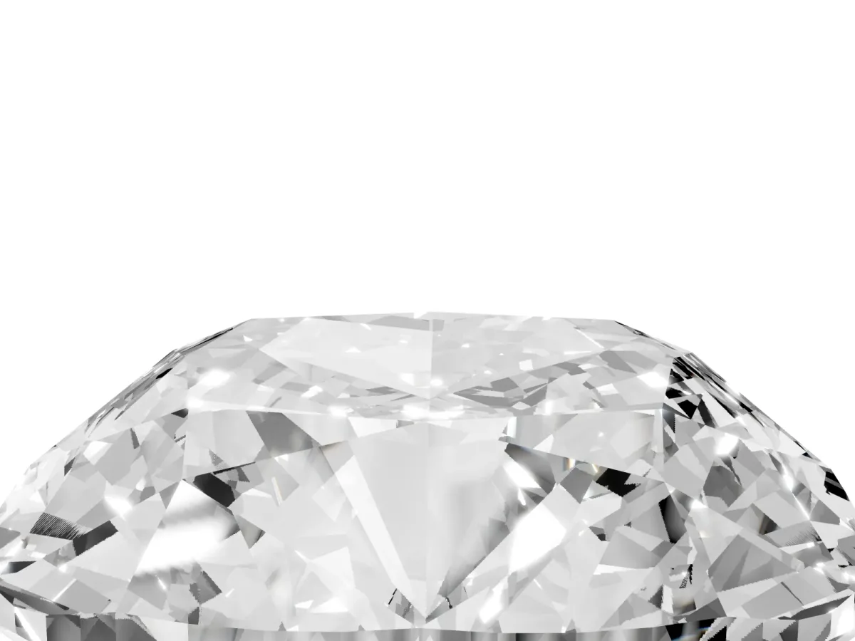 Cushion Cut Solitaire Engagement Ring with Cathedral Band and Four-Prong Setting White gold