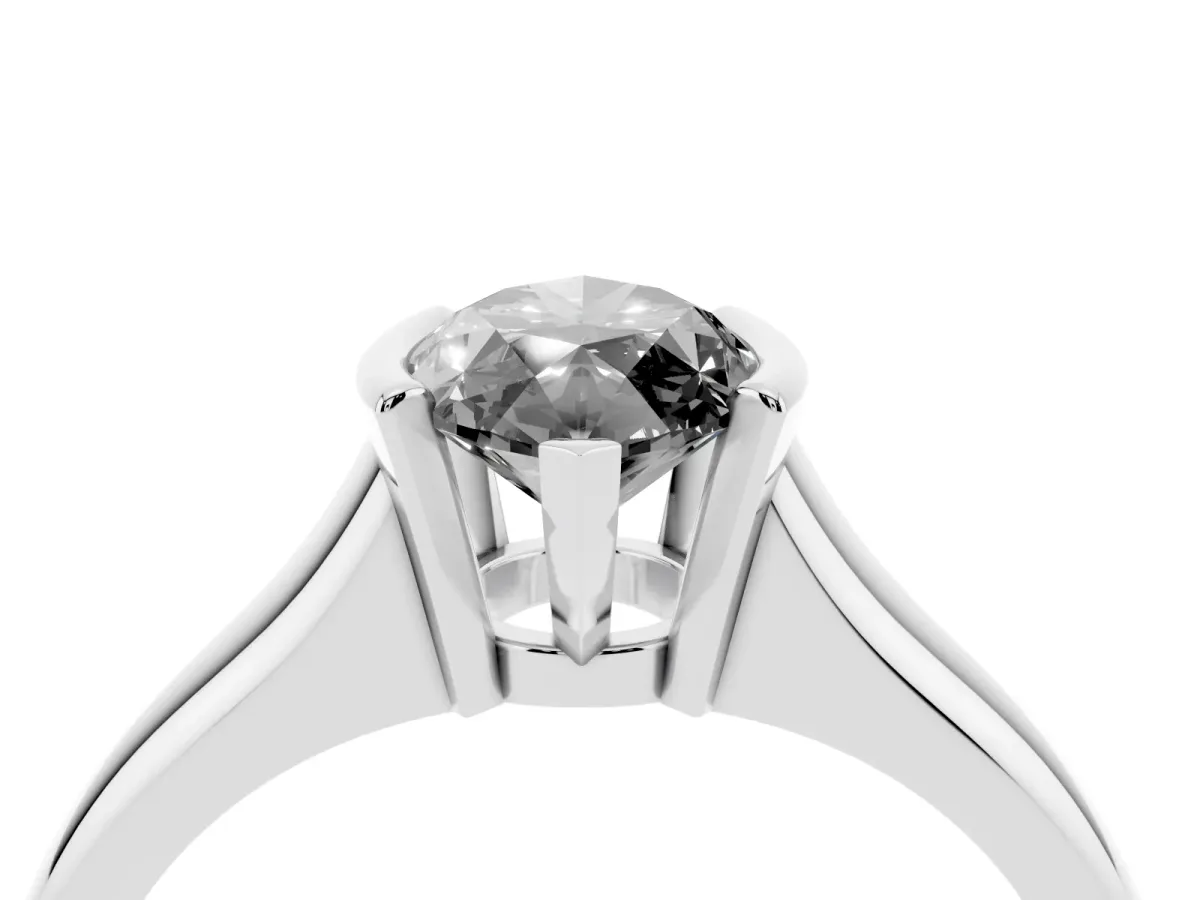 Fancy Black Marquise Cut Solitaire Tension Set Diamond Ring with Split Shank Band Platinum