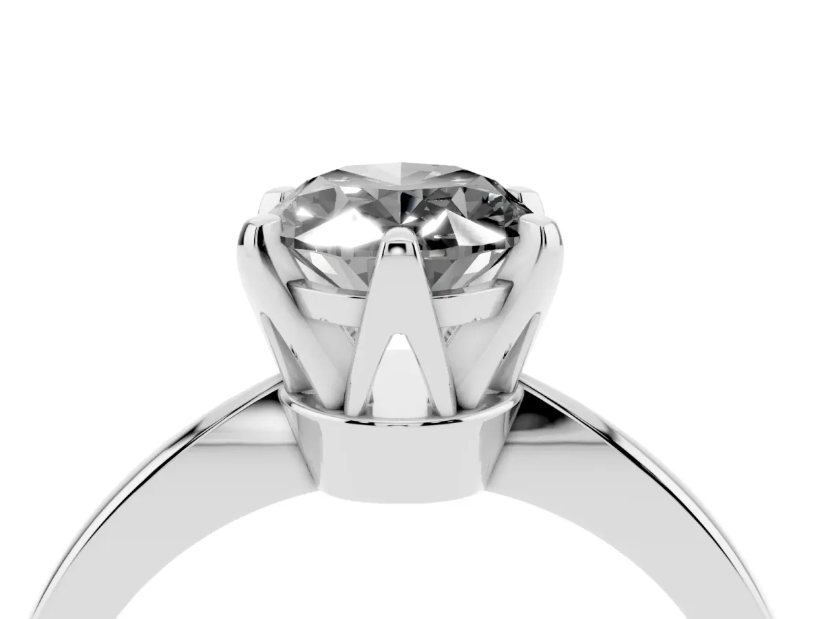 Fancy Black Oval Cut Solitaire Engagement Ring with Six-Prong Setting and Tapered Band Platinum