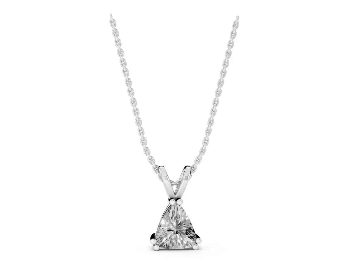 Gold Wire Wrapped Calf Crystal Pendant Silver