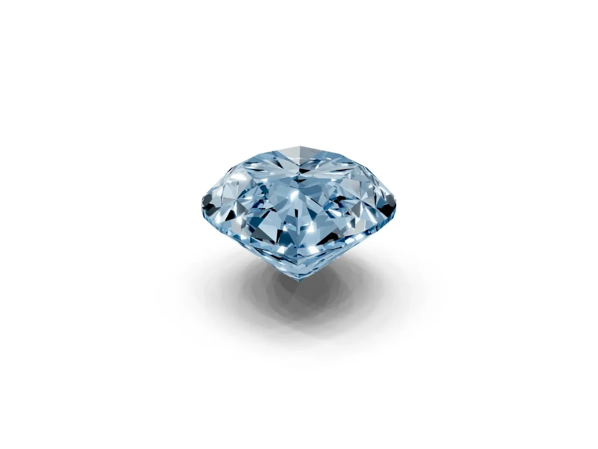 Fancy Blue Marquise Cut Cut Cathedral Pave Diamond Engagement Ring with Six-Prong Setting Rose gold