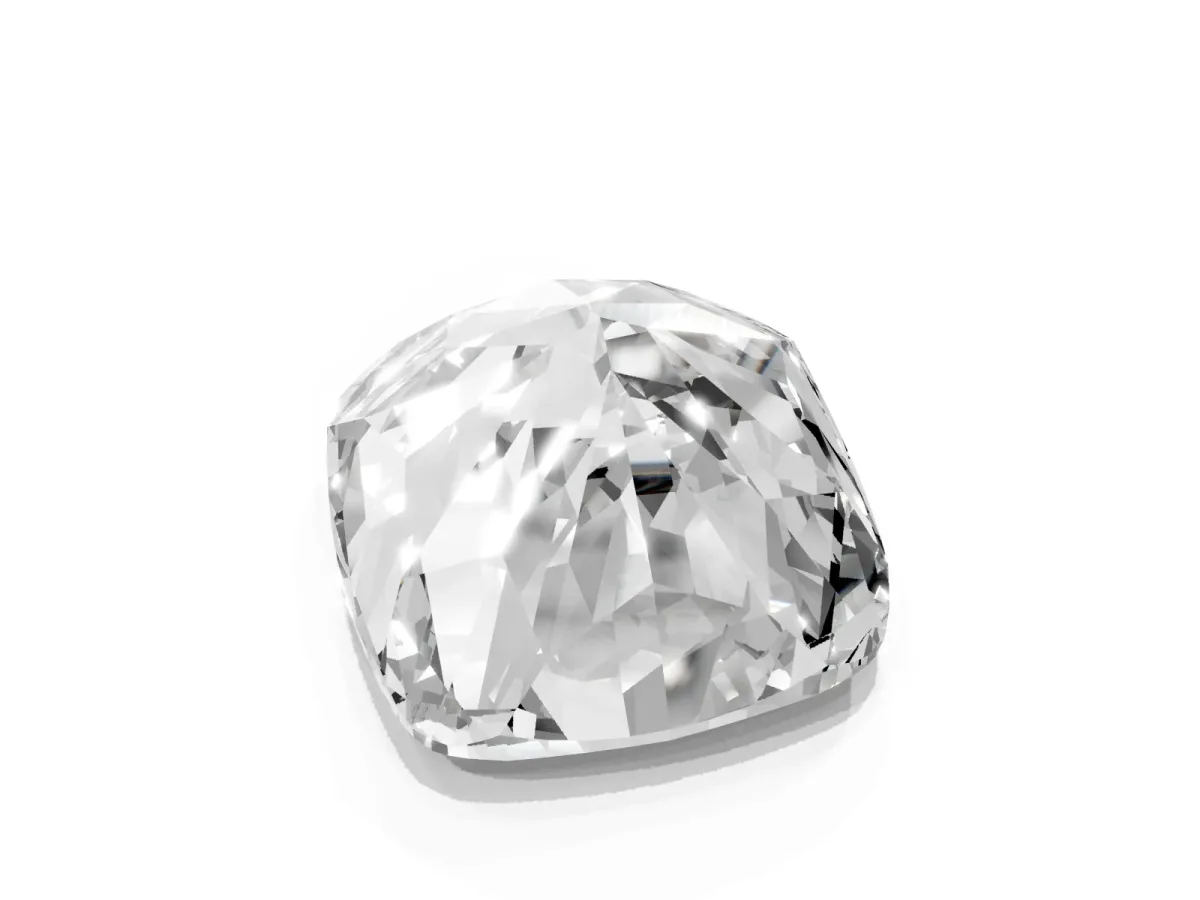 Cushion Cut Halo Milgrain Solitaire with Bezel Set Side Stones and Pave Band Yellow gold