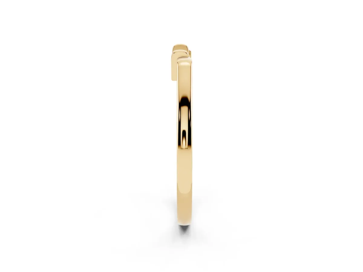 Classic Knot Twist Band Yellow gold