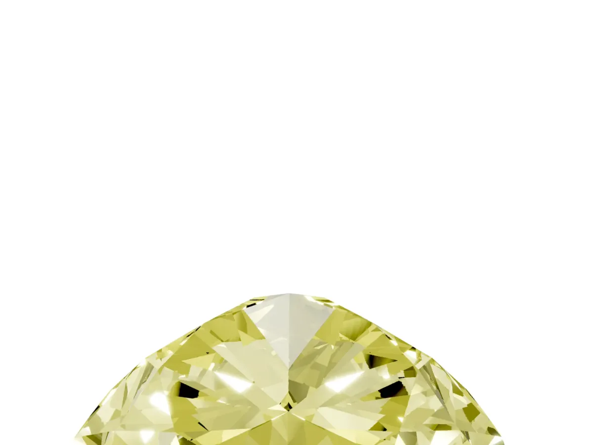 Fancy Yellow Marquise Cut Cut Cathedral Pave Diamond Engagement Ring with Six-Prong Setting Yellow gold