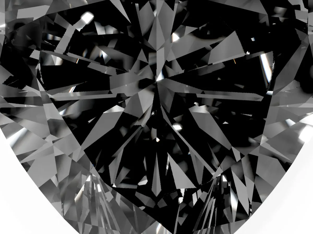 Fancy Black Heart Cut Diamond Ring with Marquise Side Stones and Prong Setting Rose gold