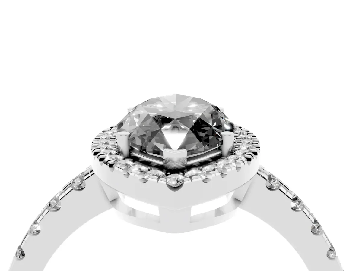 Fancy Black Marquise Cut Diamond Halo Ring with Pavé Band and Four-Prong Setting Platinum