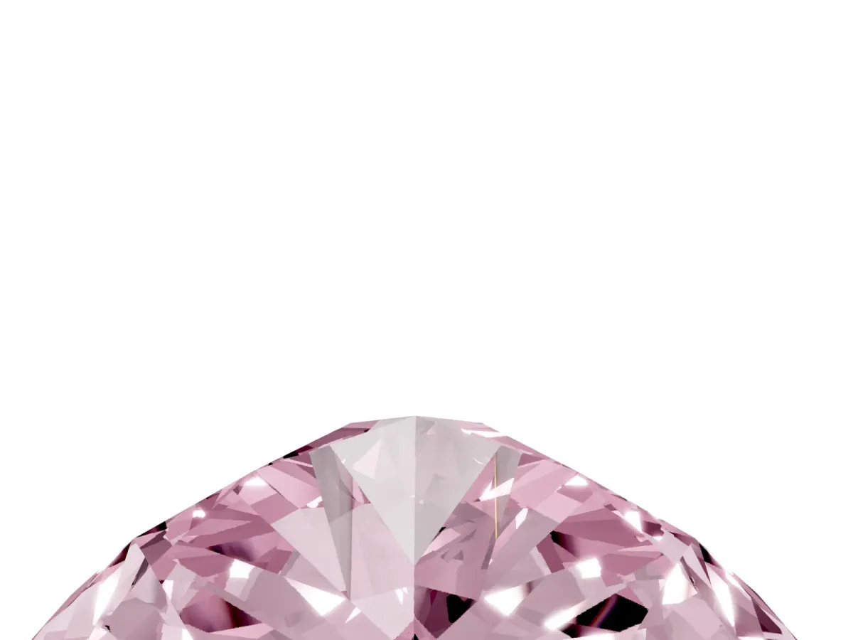 Fancy Pink Pear Cut Diamond Ring with Marquise Side Stones and Prong Setting Yellow gold