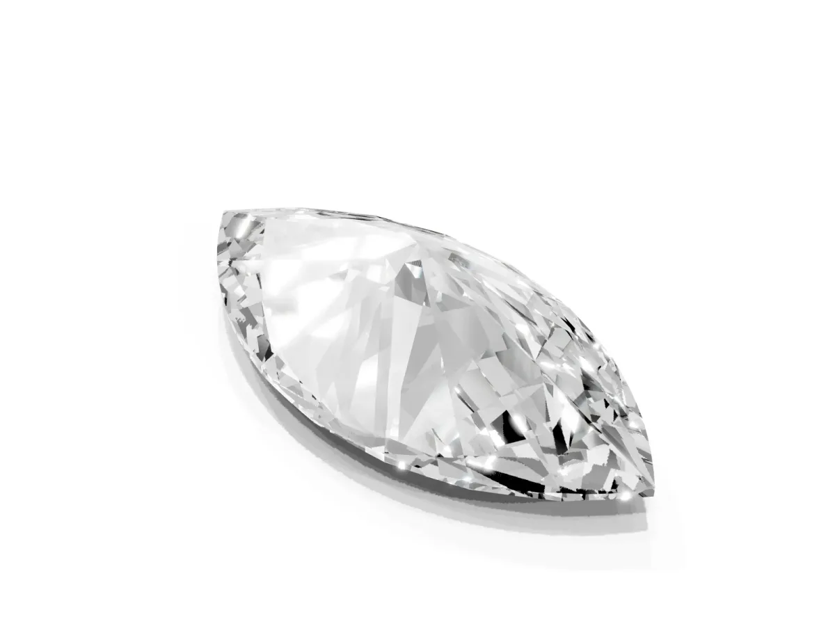 Marquise Cut Cut Cathedral Pave Diamond Engagement Ring with Six-Prong Setting Yellow gold