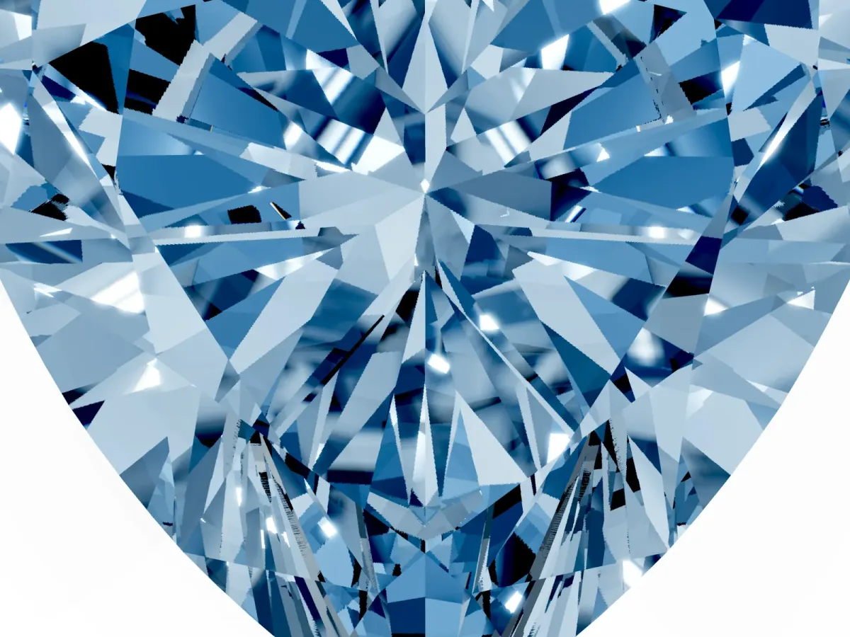 Fancy Blue Heart Cut Diamond Solitaire Ring with Prong Setting and Classic Band Rose gold