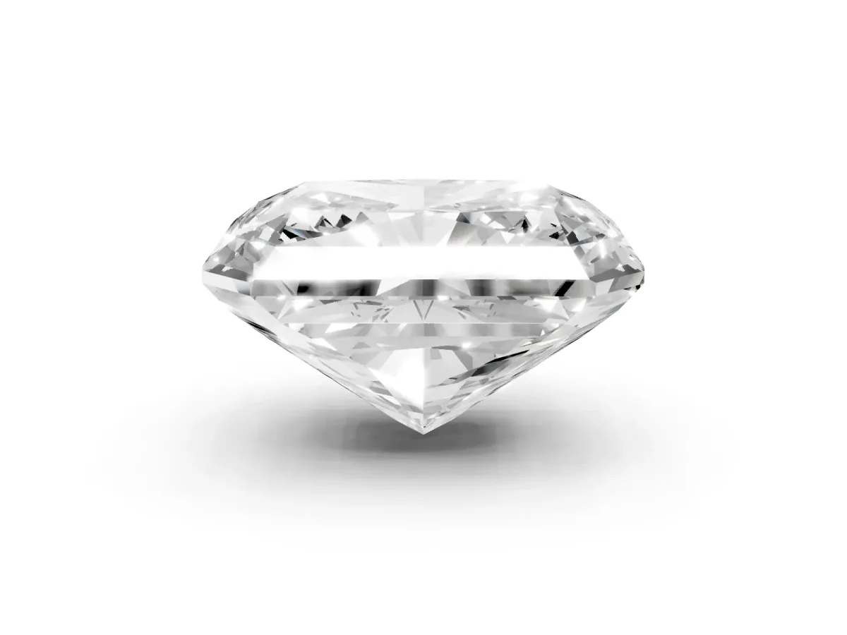 Radiant Cut Cut Pave Band Milgrain Solitaire Ring Rose gold