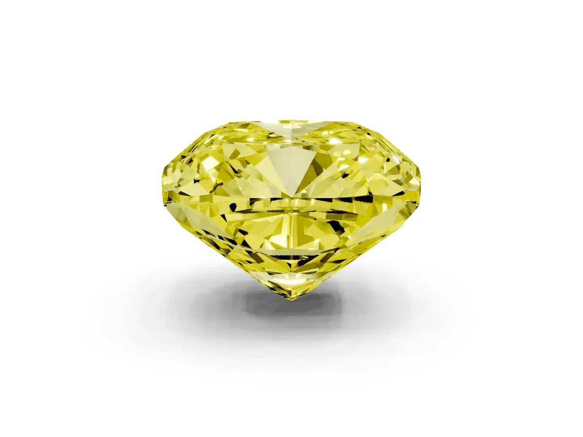 Fancy Yellow Cushion Cut Halo Milgrain Solitaire with Bezel Set Side Stones and Pave Band Silver