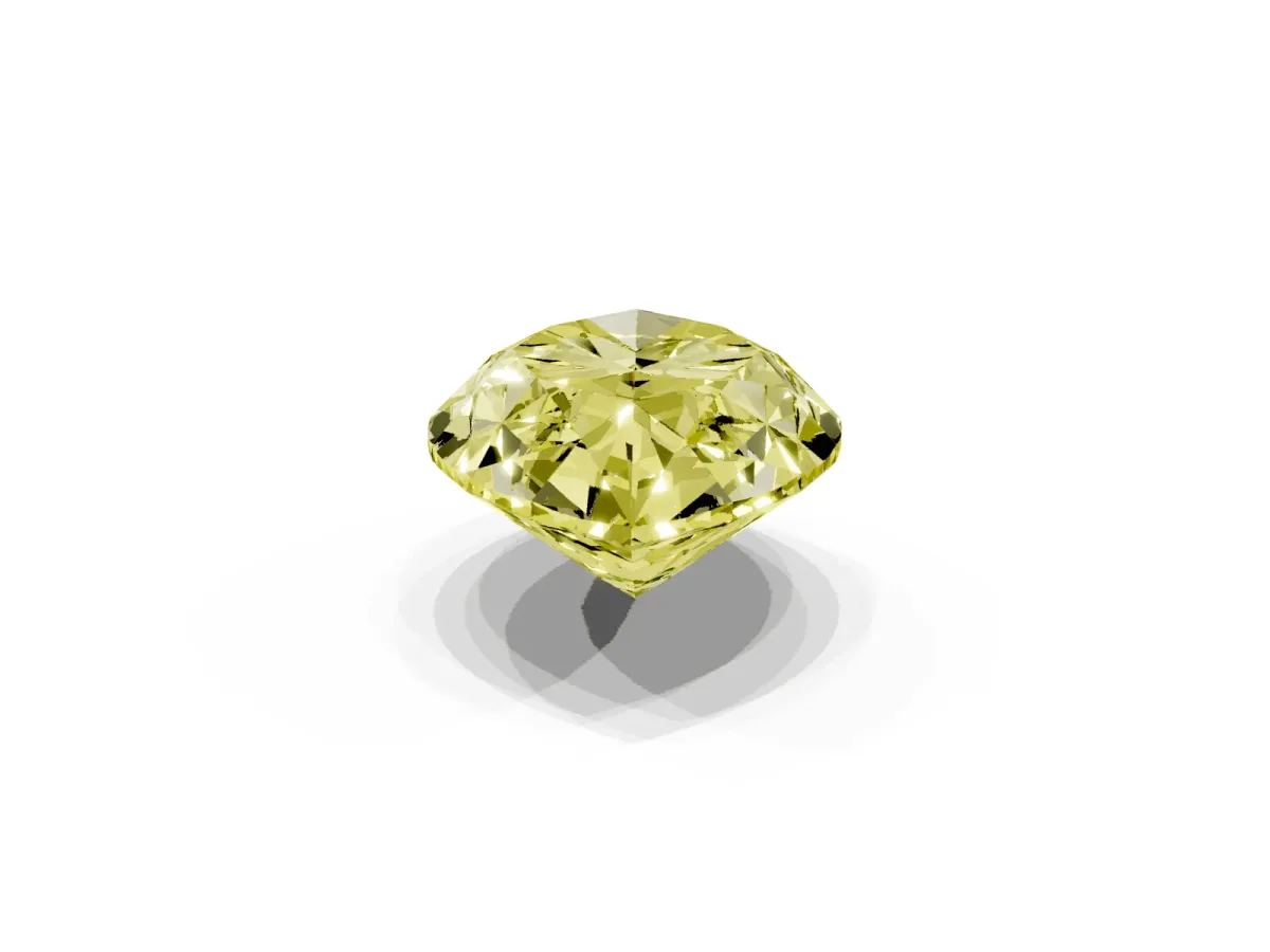 Fancy Yellow Marquise Cut Cut Cathedral Pave Diamond Engagement Ring with Six-Prong Setting Yellow gold