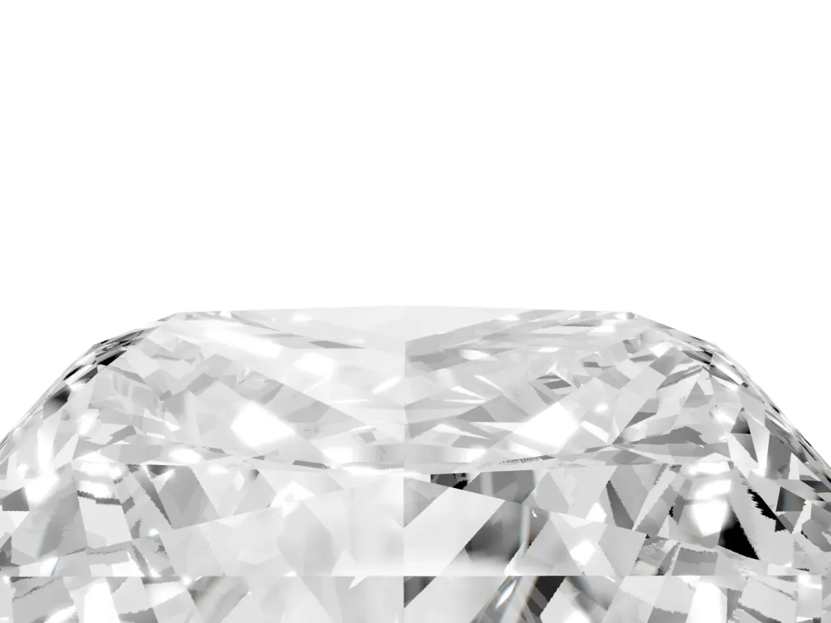 Princess Cut Halo Diamond Ring with Milgrain and Bezel Accents on a Split Shank Band Platinum