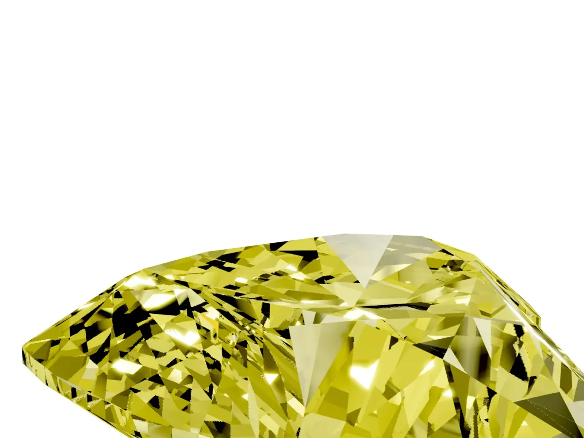 Fancy Yellow Heart Cut Diamond Ring with Marquise Side Stones and Prong Setting Rose gold