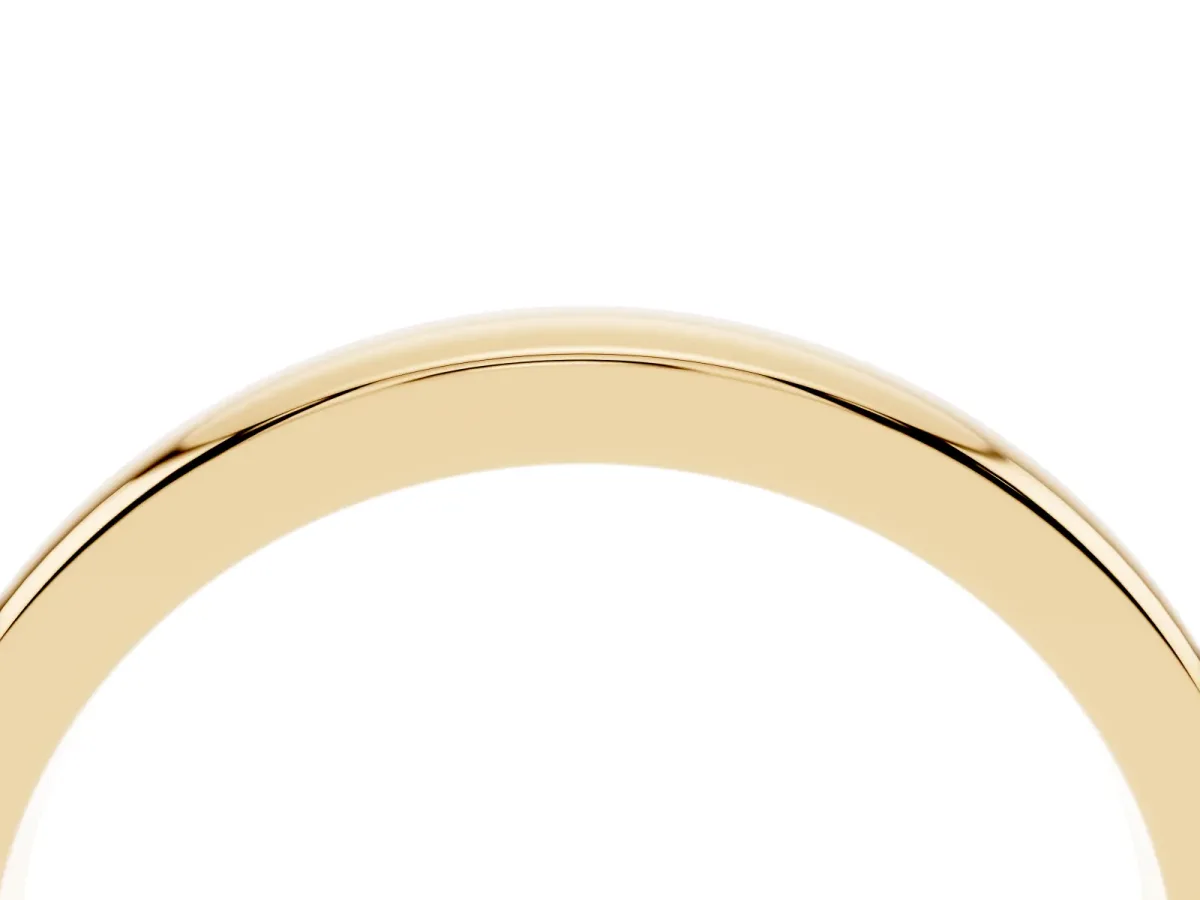 Classic Plain Metal Band Yellow gold