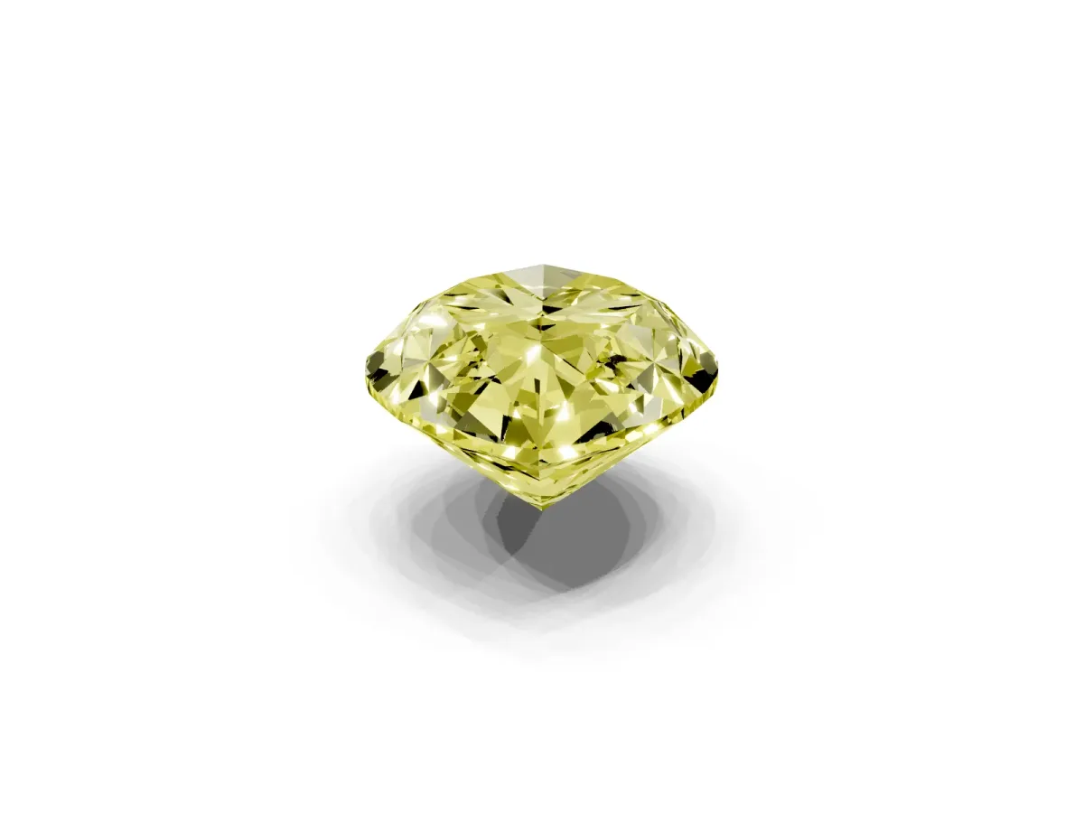 Fancy Yellow Marquise Cut Cut Cathedral Pave Diamond Engagement Ring with Six-Prong Setting Platinum