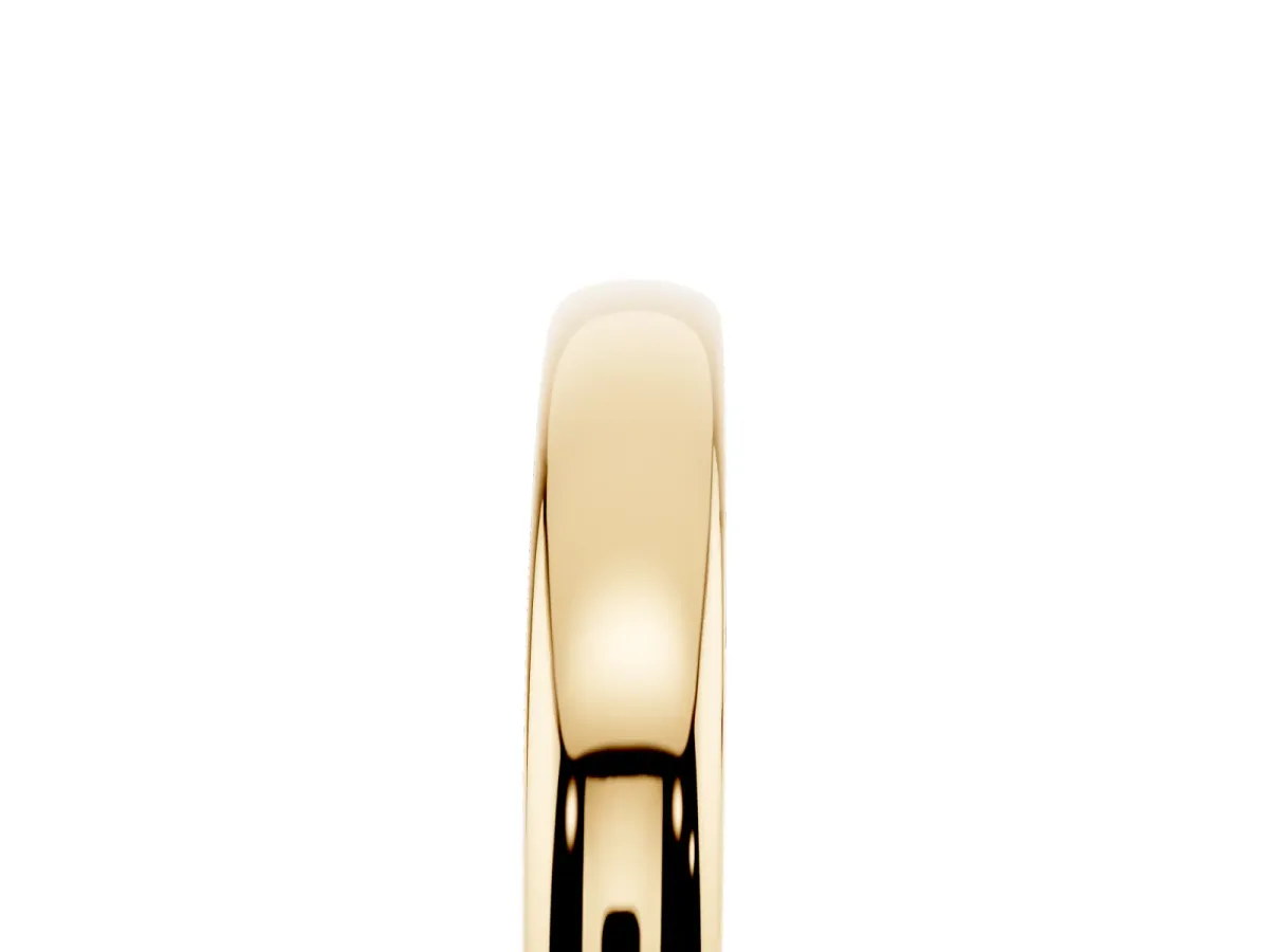 Classic Plain Metal Band Yellow gold