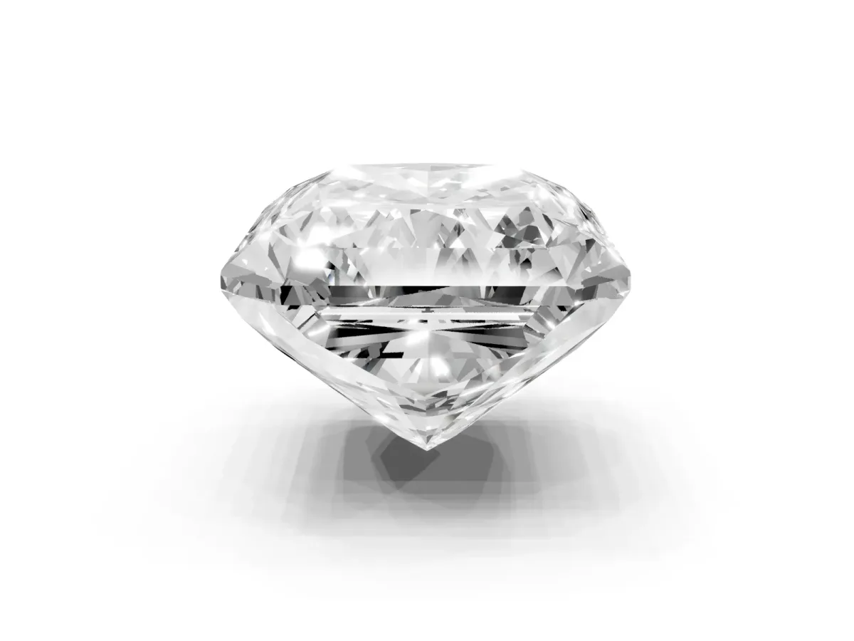 Radiant Cut Cut Pave Band Milgrain Solitaire Ring Rose gold
