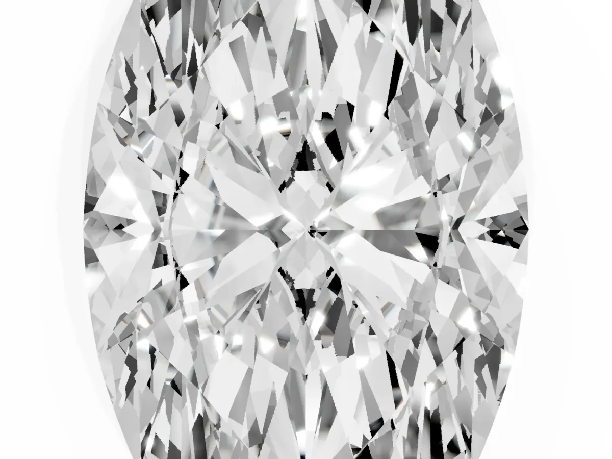 Marquise Cut Cut Cathedral Pave Diamond Engagement Ring with Six-Prong Setting Rose gold