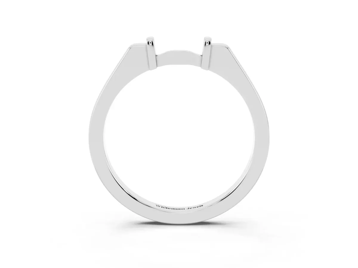 Classic Knot Twist Band Platinum