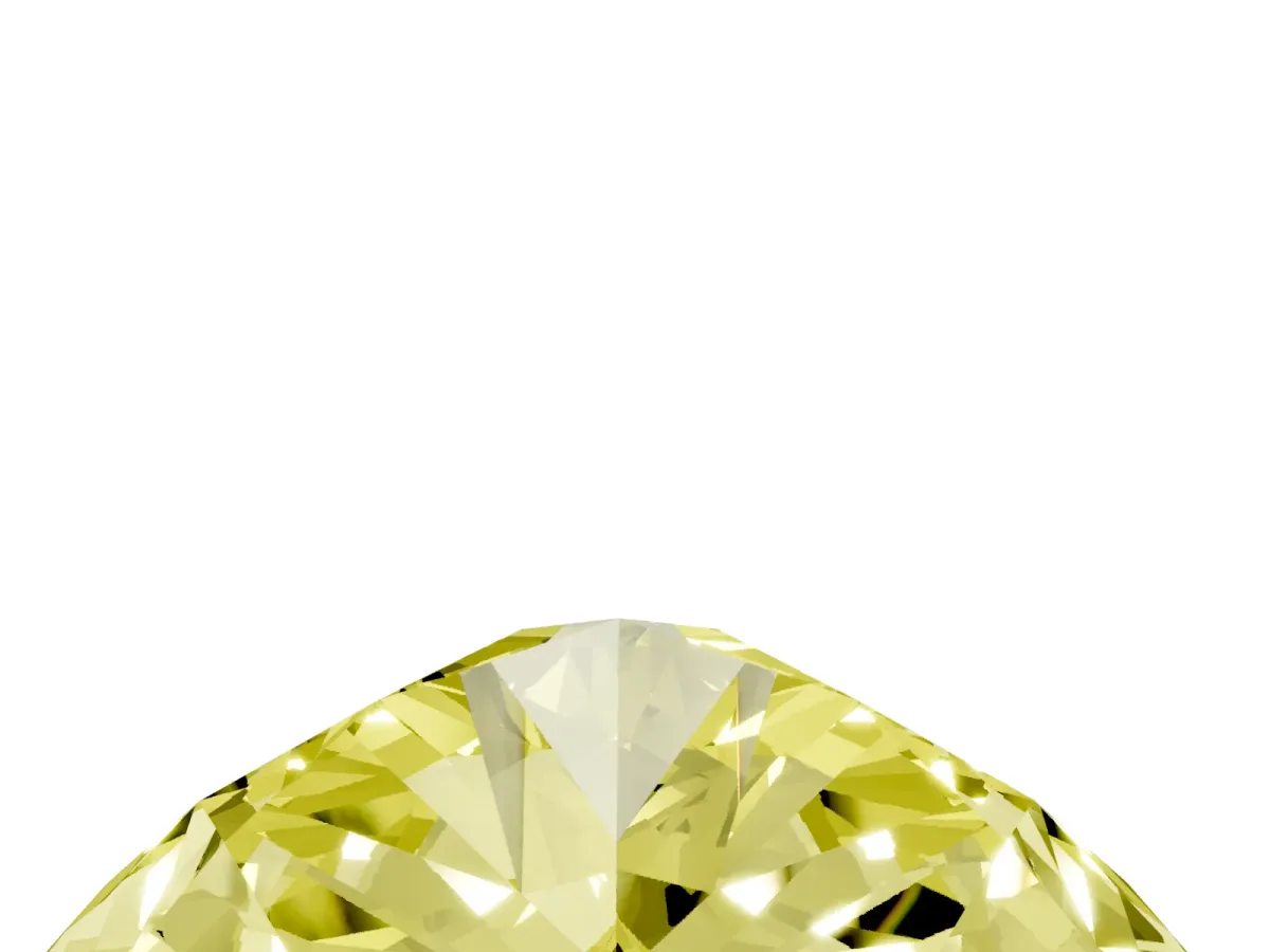 Fancy Yellow Pear Cut Diamond Ring with Marquise Side Stones and Prong Setting Yellow gold