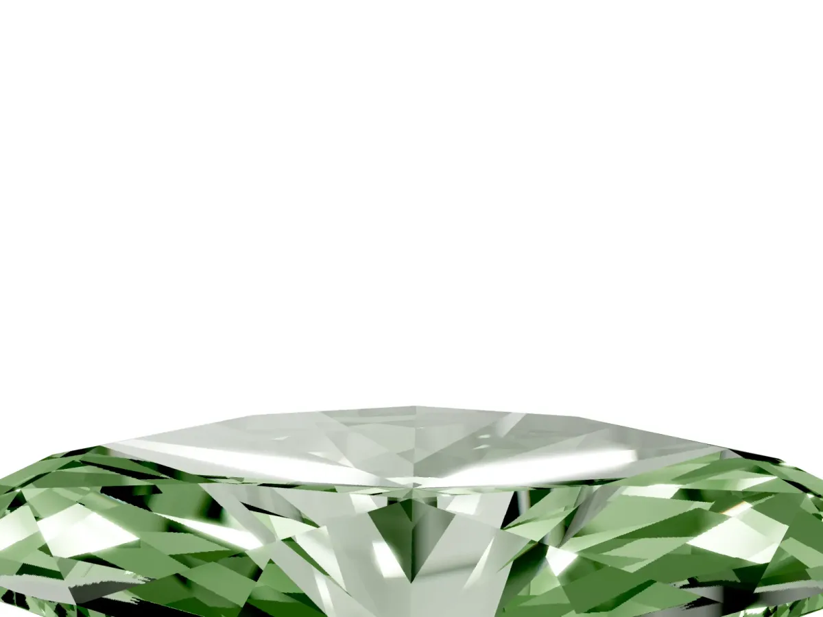 Fancy Green Marquise Cut Cut Cathedral Pave Diamond Engagement Ring with Six-Prong Setting White gold