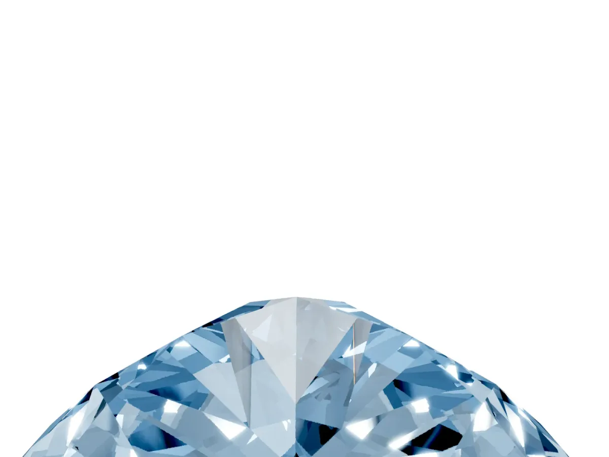 Fancy Blue Pear Cut Diamond Ring with Marquise Side Stones and Prong Setting Yellow gold