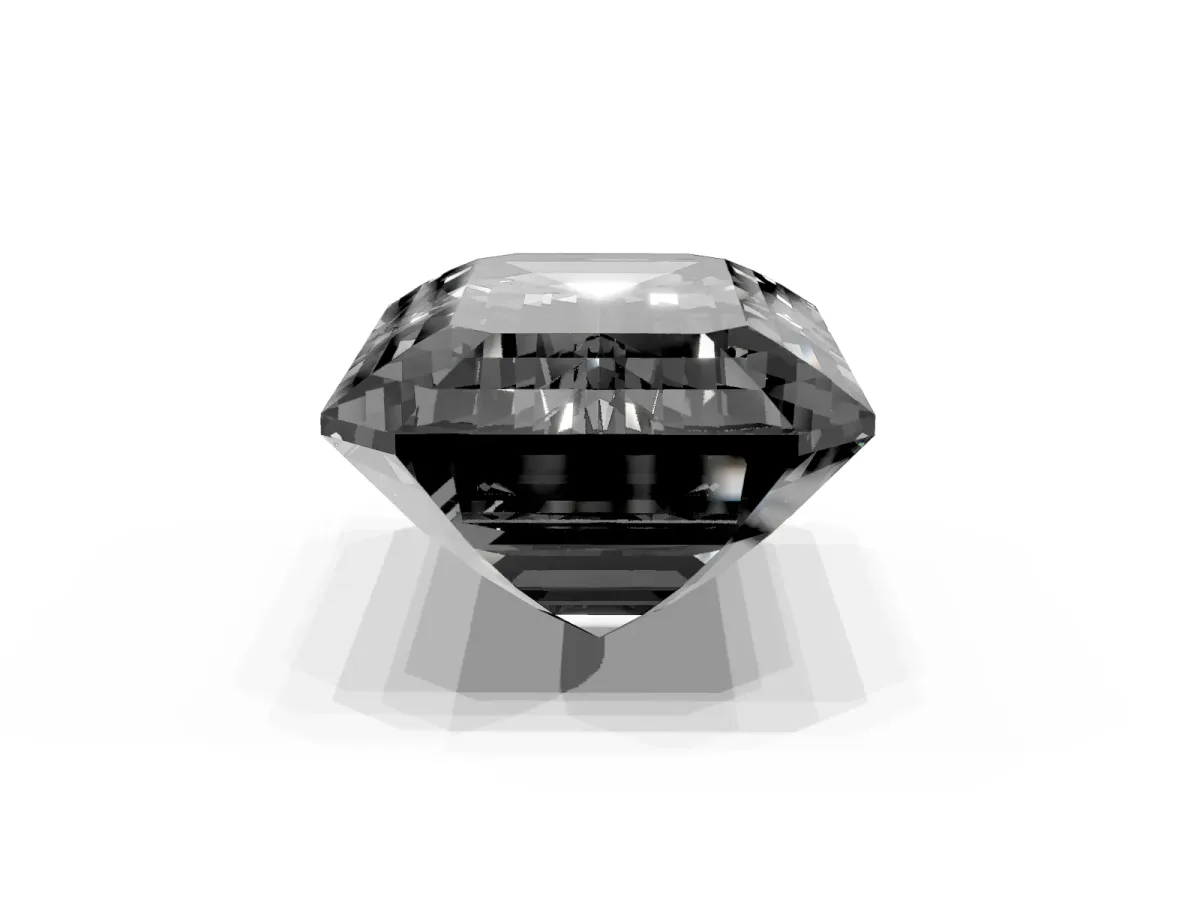 Fancy Black Emerald Cut Cut Pave Band Milgrain Solitaire Ring Yellow gold