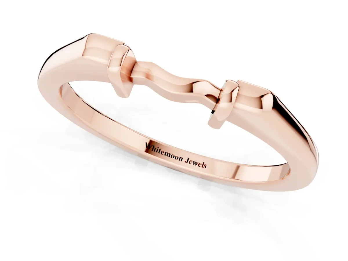 Classic Knot Twist Band Rose gold