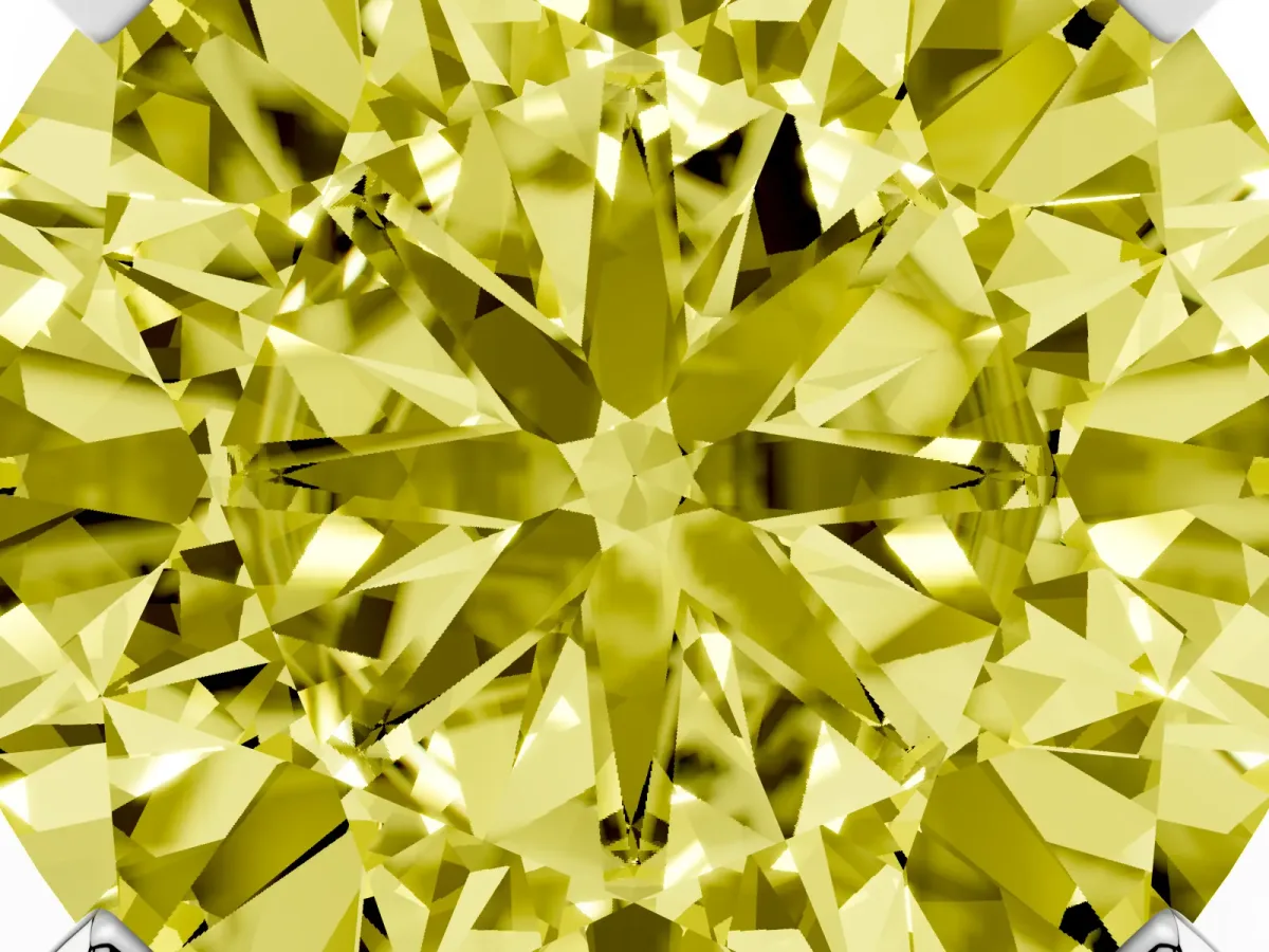 Fancy Yellow Round Cut Diamond Solitaire Ring with Prong Setting and Classic Band White gold