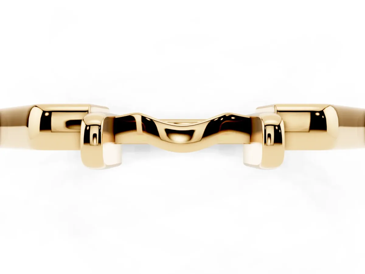 Classic Knot Twist Band Yellow gold