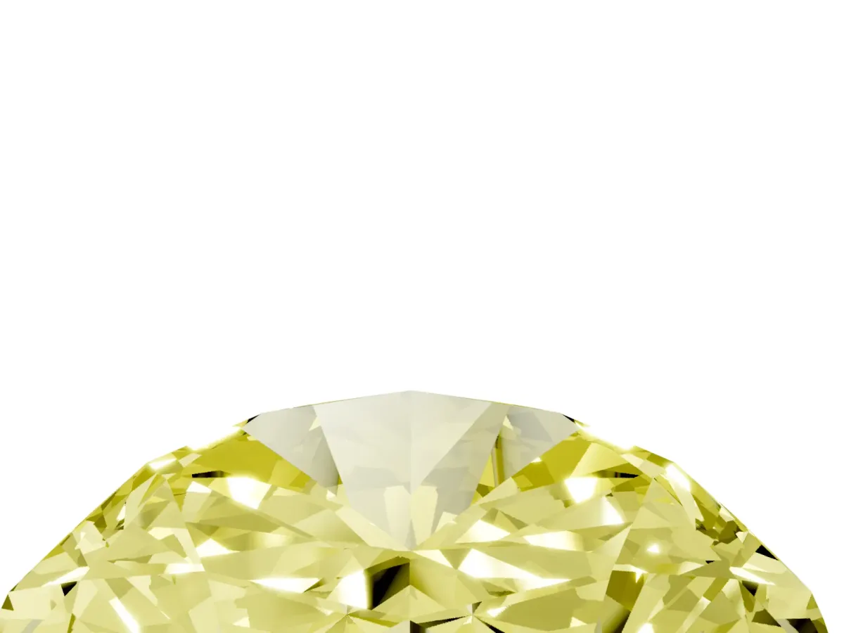 Fancy Yellow Oval Cut Diamond Solitaire Ring with Prong Setting and Pavé Band Silver