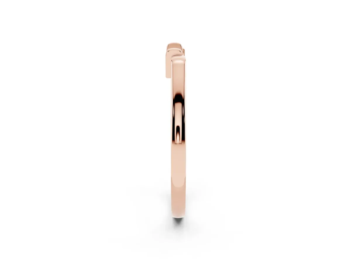 Classic Knot Twist Band Rose gold