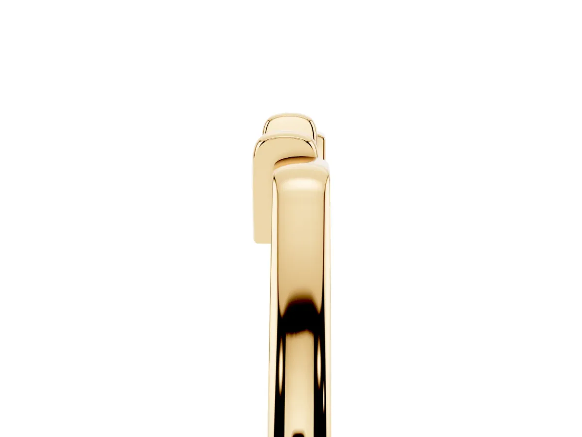 Classic Knot Twist Band Yellow gold