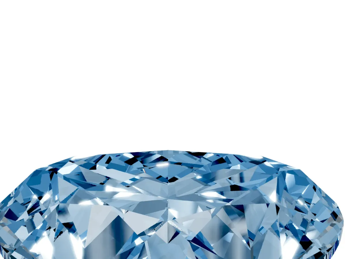 Fancy Blue Heart Cut Diamond Ring with Marquise Side Stones and Prong Setting Yellow gold