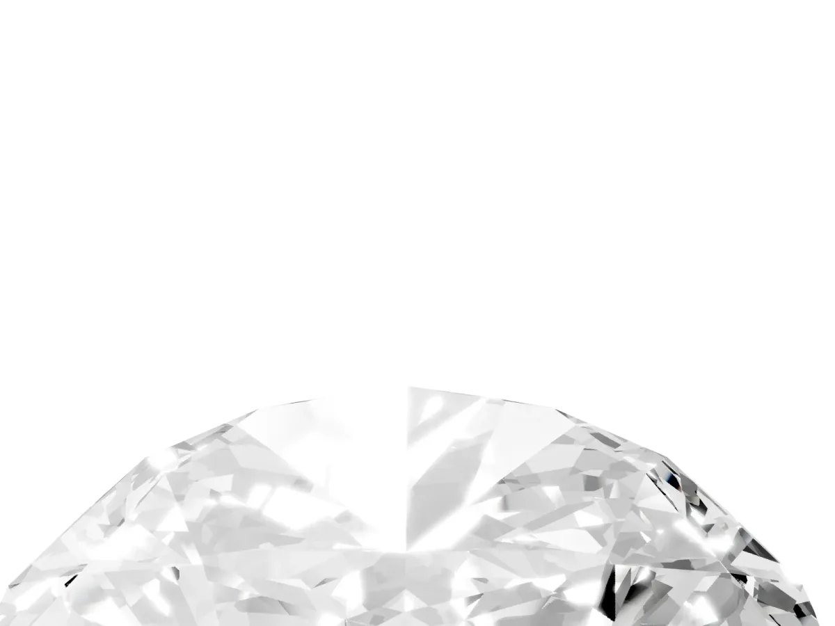 Oval Cut Diamond Solitaire Ring with Prong Setting and Pavé Band Silver