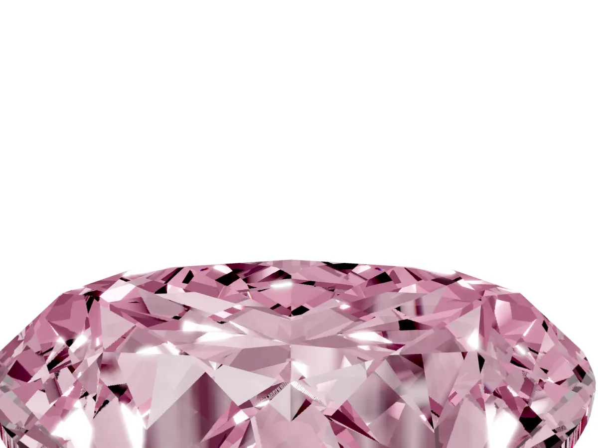 Fancy Pink Heart Cut Diamond Ring with Marquise Side Stones and Prong Setting Rose gold