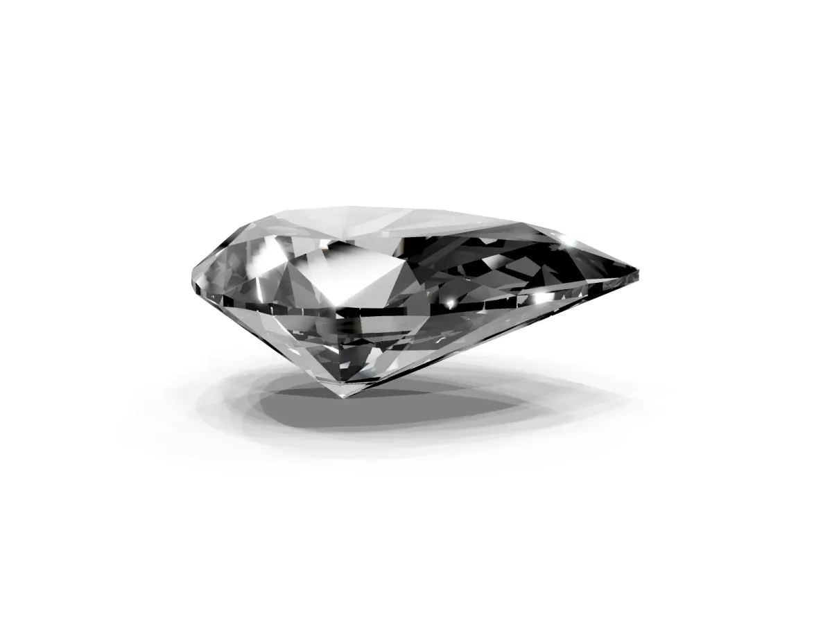 Fancy Black Pear Cut Diamond Ring with Marquise Side Stones and Prong Setting Yellow gold