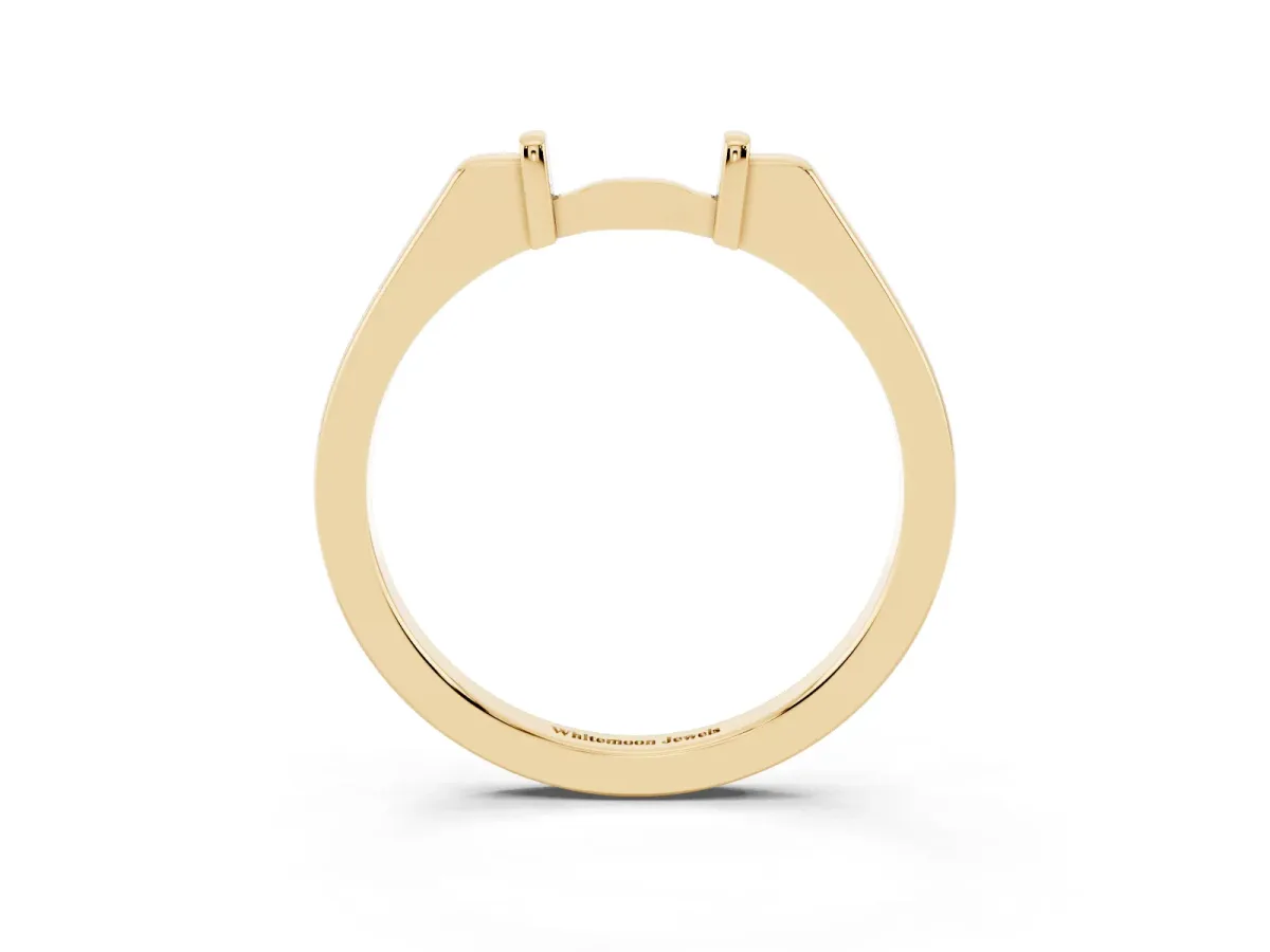 Classic Knot Twist Band Yellow gold