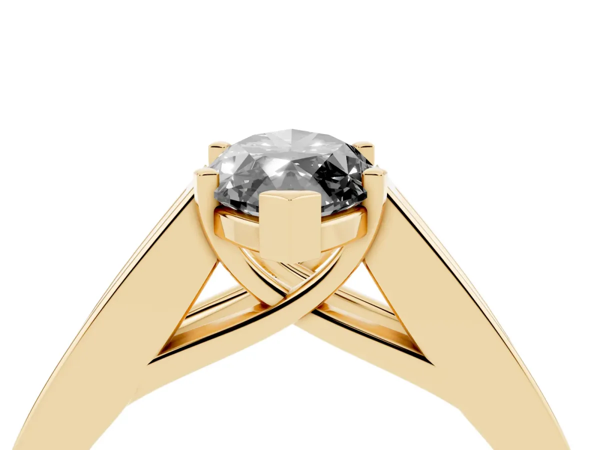Fancy Black Marquise Cut Cut Channel Set Solitaire Ring with Four-Prong Setting Yellow gold