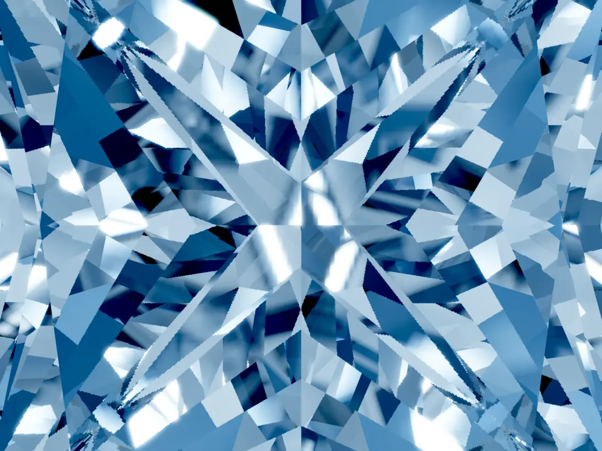 Fancy Blue Princess Cut Halo Diamond Ring with Milgrain and Bezel Accents on a Split Shank Band Platinum