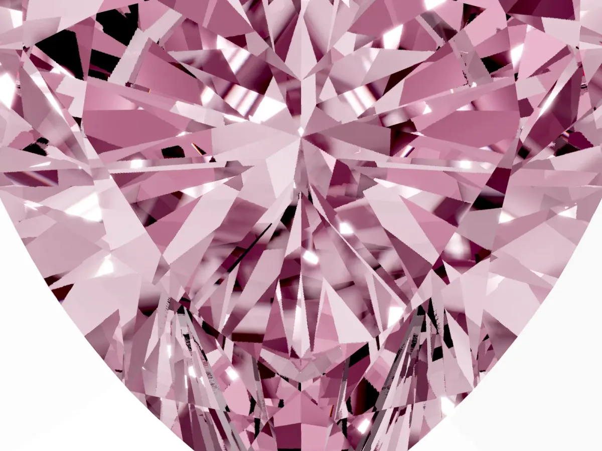 Fancy Pink Heart Cut Diamond Solitaire Ring with Prong Setting and Classic Band Yellow gold