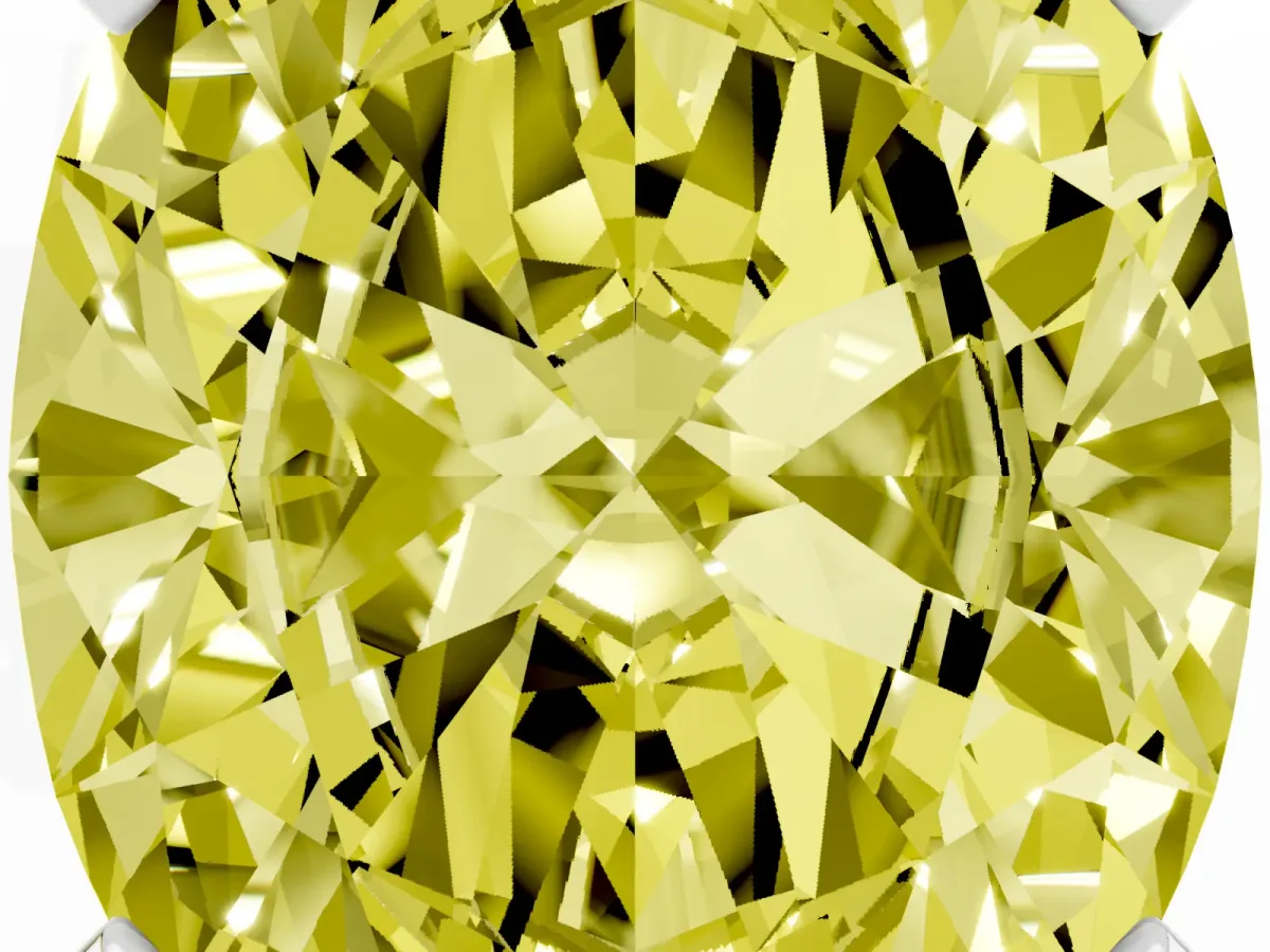 Fancy Yellow Oval Cut Diamond Solitaire Ring with Prong Setting and Classic Band Silver