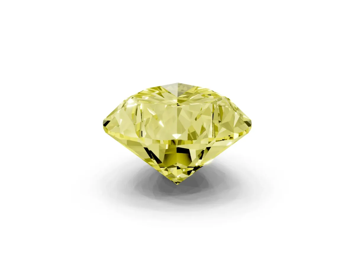 Fancy Yellow Pear Cut Diamond Ring with Marquise Side Stones and Prong Setting Rose gold