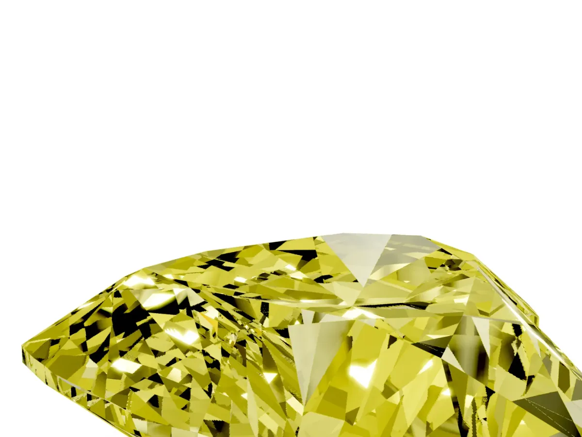 Fancy Yellow Heart Cut Diamond Ring with Marquise Side Stones and Prong Setting Platinum