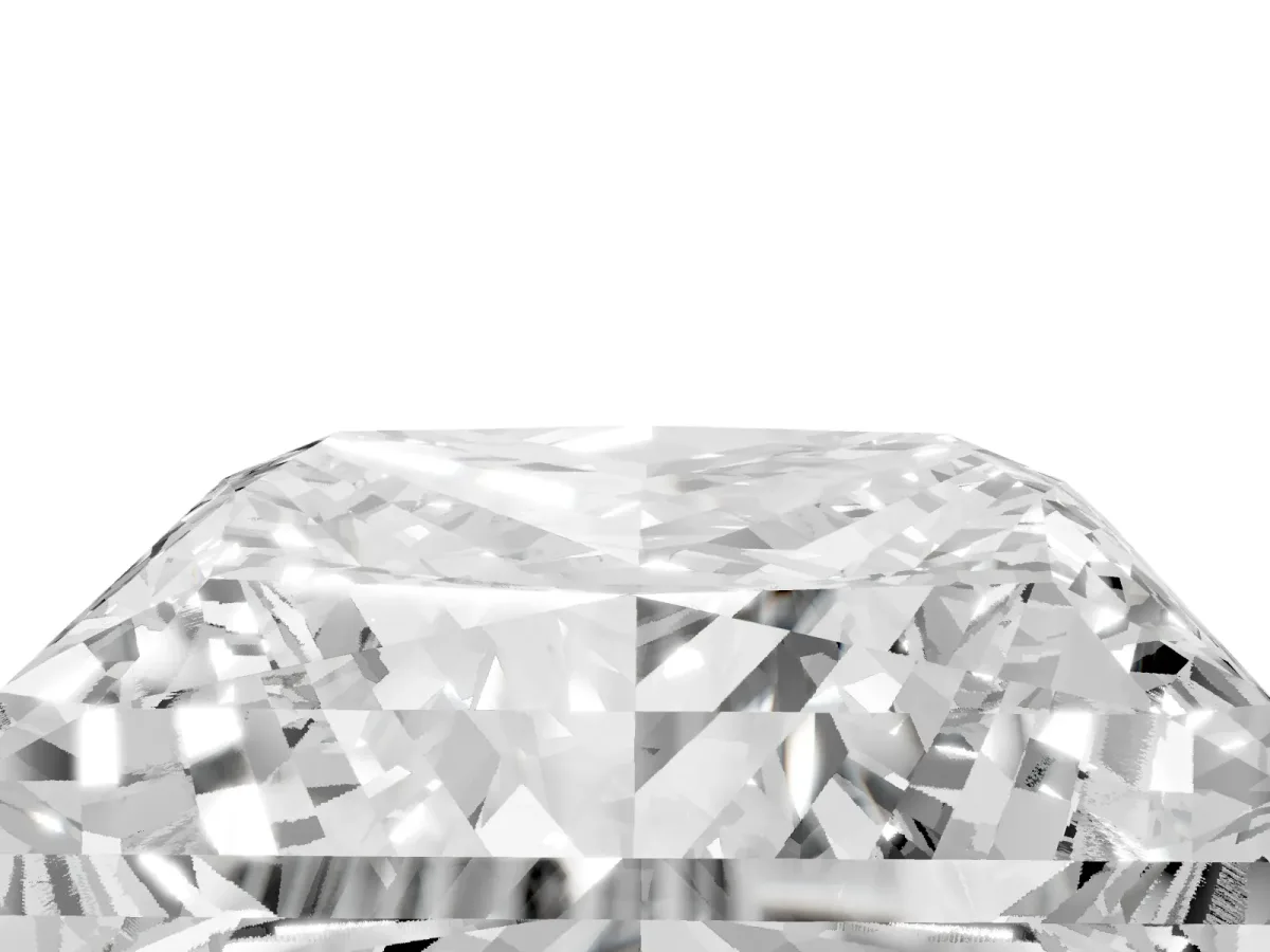 Princess Cut Halo Diamond Ring with Milgrain and Bezel Accents on a Split Shank Band Yellow gold