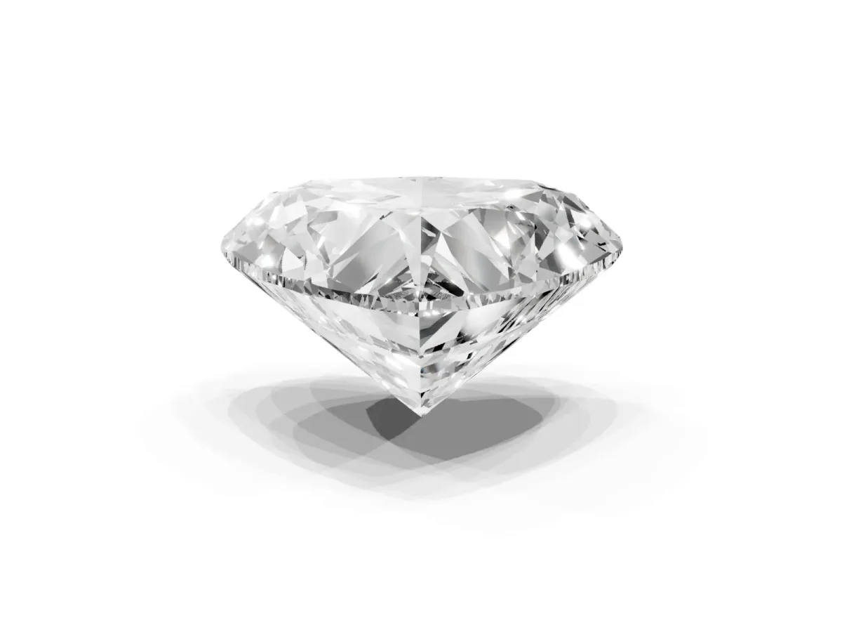 Heart Cut Diamond Ring with Marquise Side Stones and Prong Setting Silver
