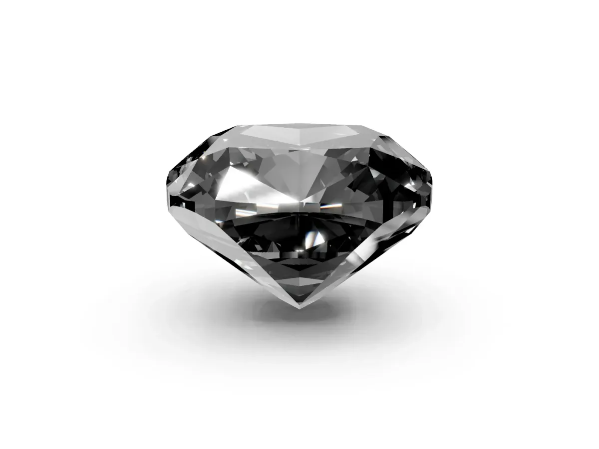 Fancy Black Cushion Cut Solitaire Engagement Ring with Cathedral Band and Four-Prong Setting Platinum