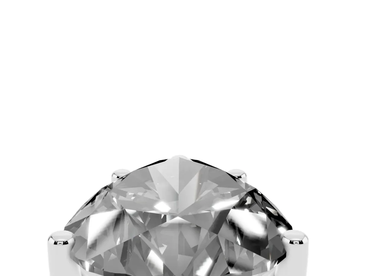 Fancy Black Pear Cut Cut Diamond Solitaire Engagement Ring with Tapered Plain Band and Four-Prong Setting Silver