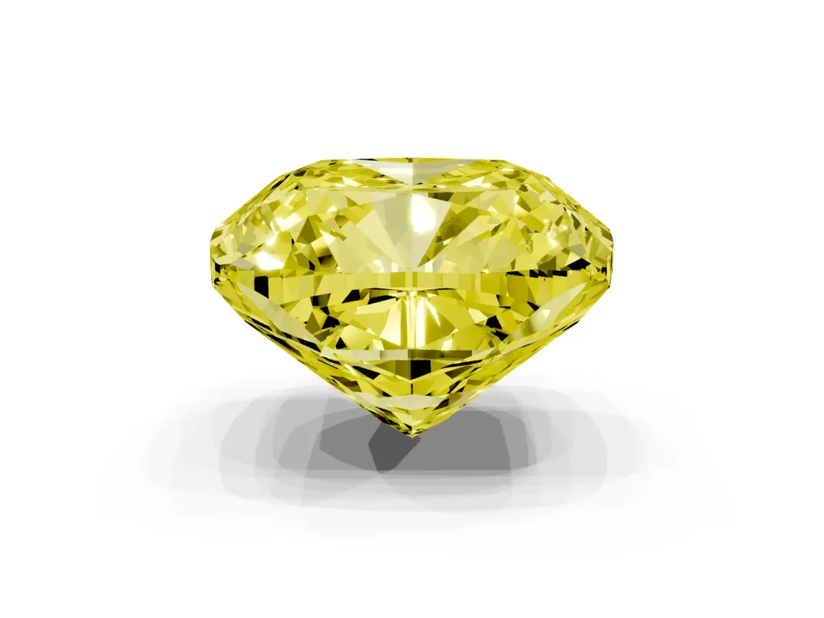 Fancy Yellow Cushion Cut Halo Milgrain Solitaire with Bezel Set Side Stones and Pave Band Rose gold